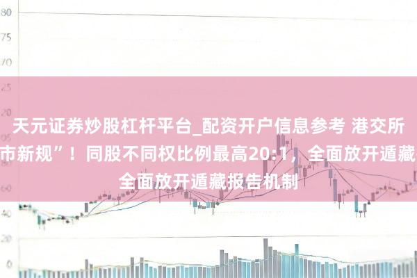 天元证券炒股杠杆平台_配资开户信息参考 港交所将迎“上市新规”！同股不同权比例最高20:1，全面放开遁藏报告机制